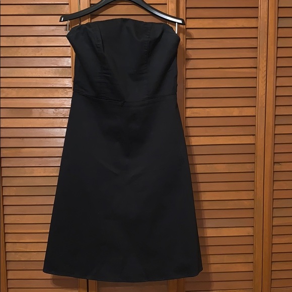 ✨ BOGO Free: Strapless Black Dress - Picture 3 of 7